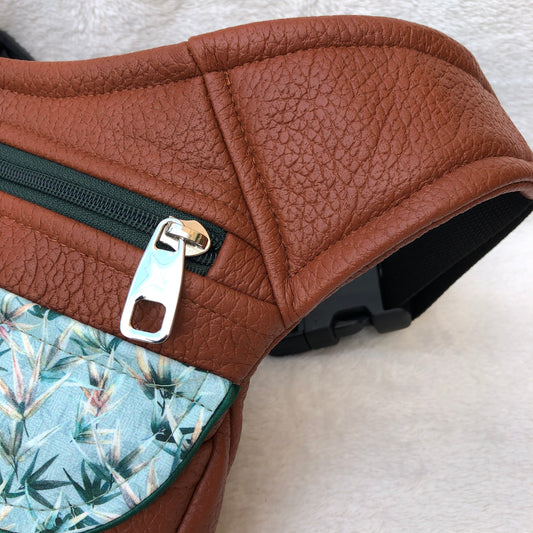 Special Brown & Green · Piel Vegana. Pieza Exclusiva Núm. 7456