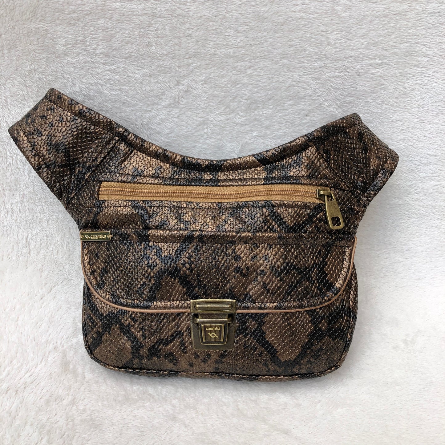 Special Animal Print Plus Vegan Leather. Unique Piece No. 7461