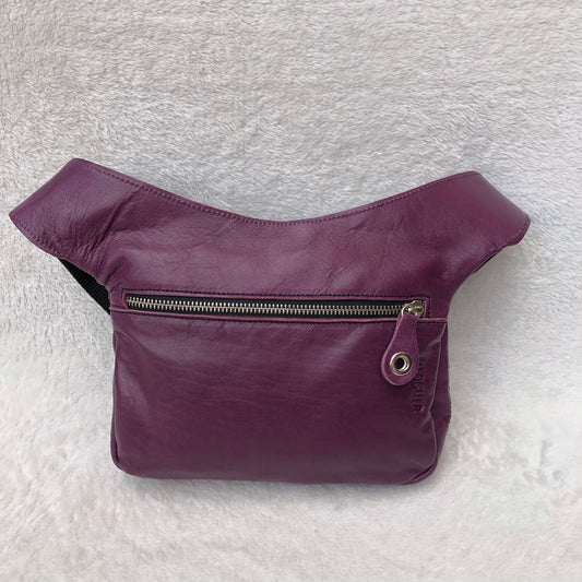Summer Purple & Silver Natural BioCuir® Leather Exclusive Part No. 7842