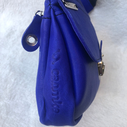 Summer Electric Blue & Silver Natural BioCuir® Leather Exclusive Part No. 7592