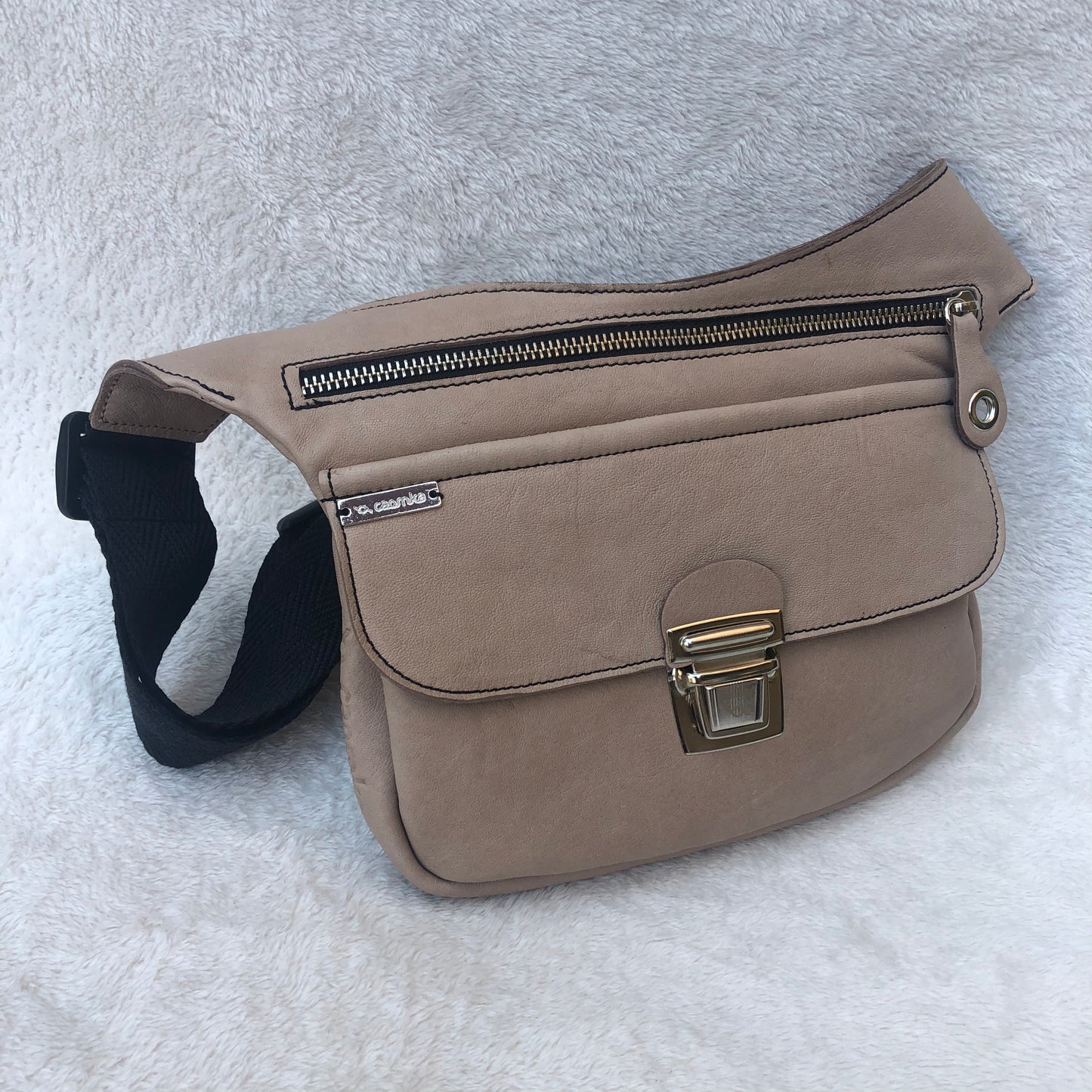 Summer Beige & Silver · Piel natural BioCuir® · Pieza Exclusiva Núm. 7598