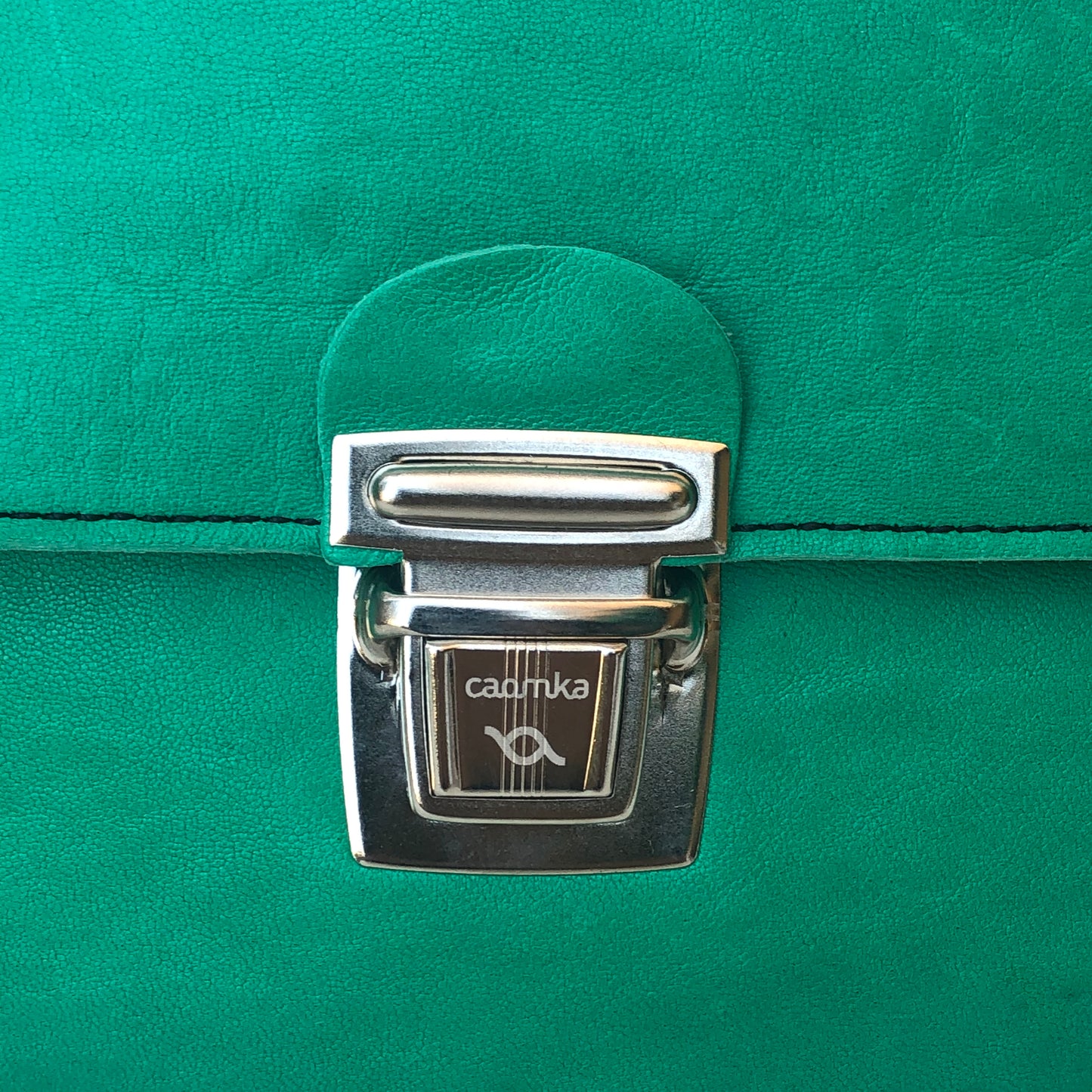 Summer Green & Silver · Piel natural BioCuir® · Pieza Exclusiva Núm. 7588