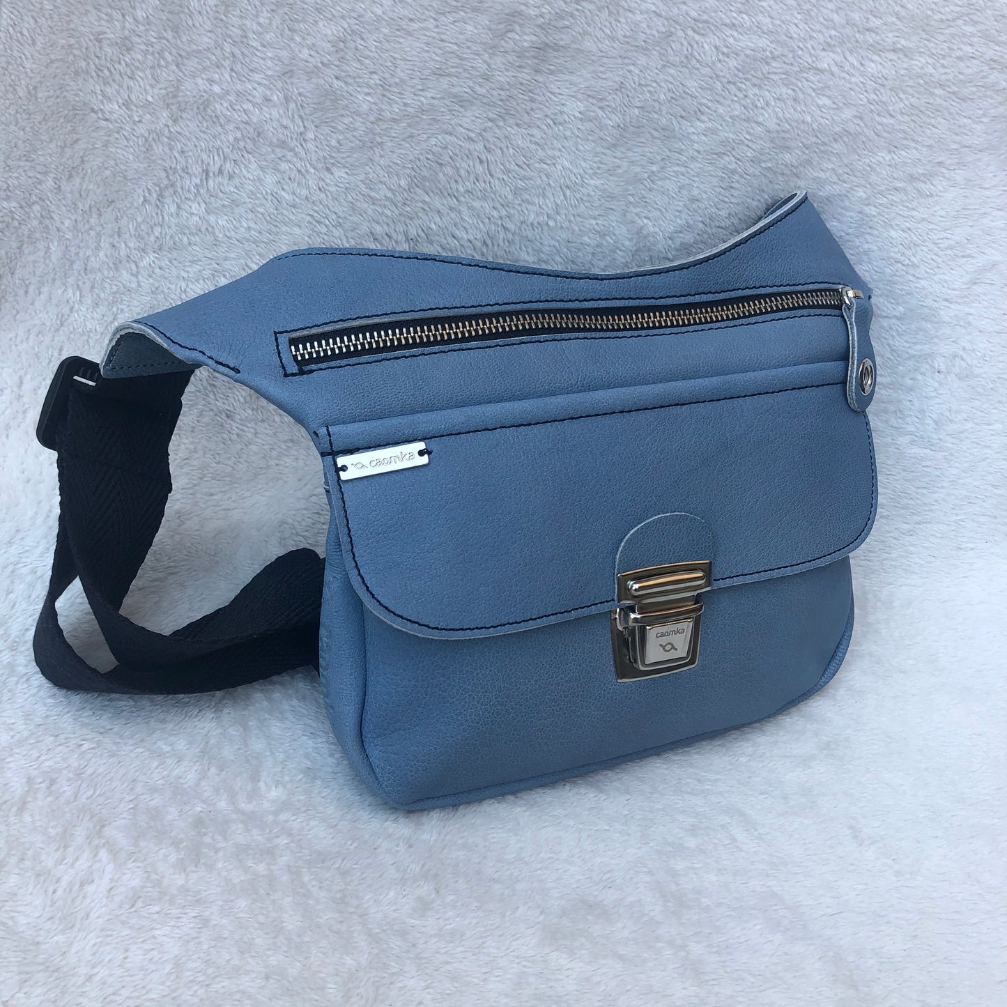 Summer Special Blue & Silver · Piel natural BioCuir® · Pieza Exclusiva Núm. 7606