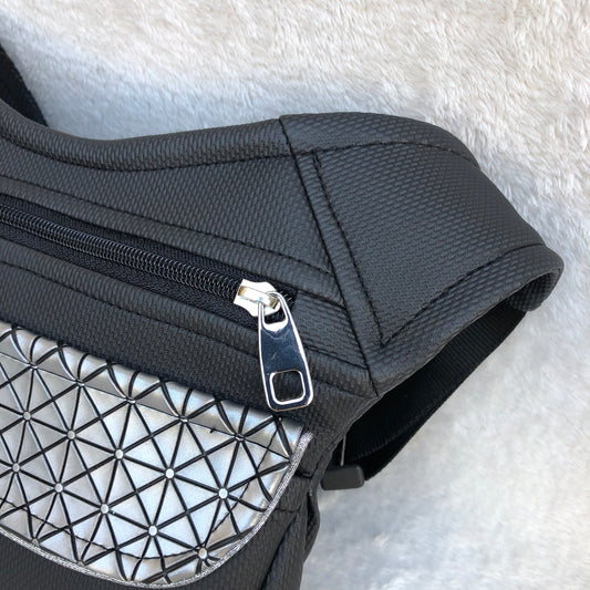 Special Black & Silver Plus Vegan Leather Exclusive Piece No. 7652