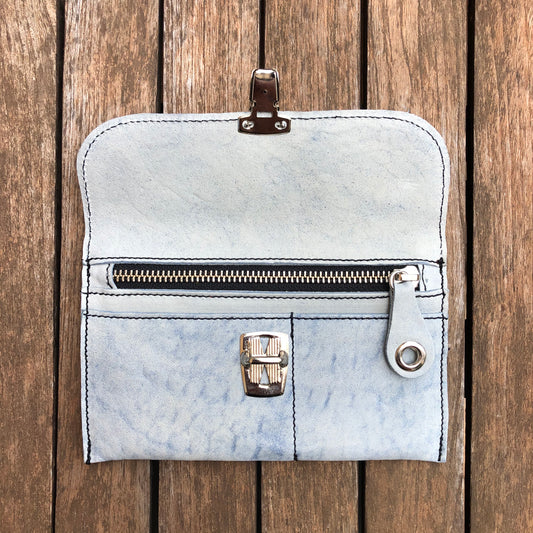 CAOMKA Flat Coin Purse Natural BioCuir® Leather Exclusive Piece No. 7685