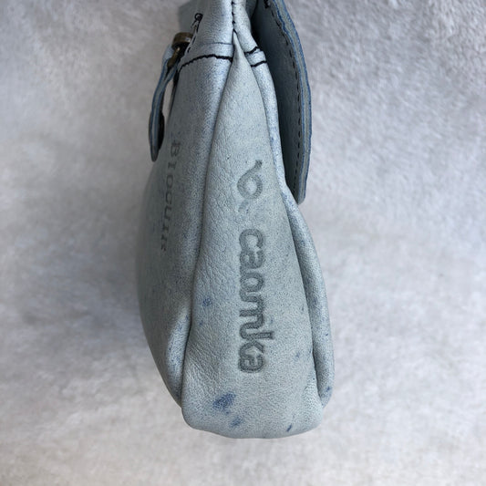 Summer SkyBlue - Old Gold Natural BioCuir® Leather Exclusive Part No. 7713