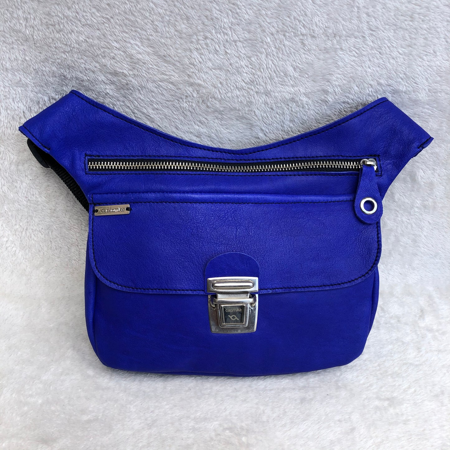 Special Electric Blue & Silver · Piel natural BioCuir® · Pieza Única Núm. 7771