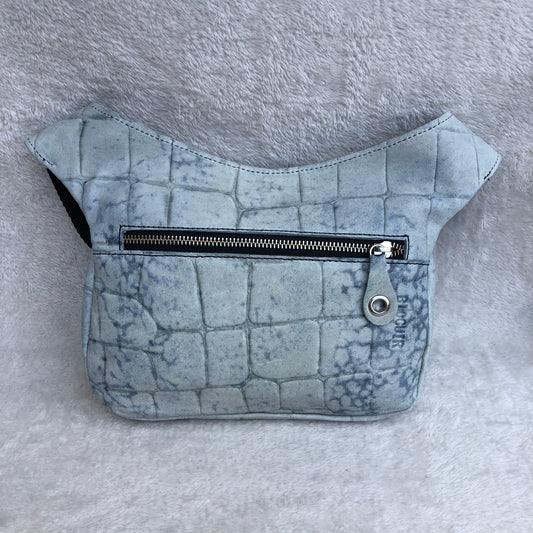 Summer SkyBlue & Silver Natural BioCuir® Leather Exclusive Part No. 7692
