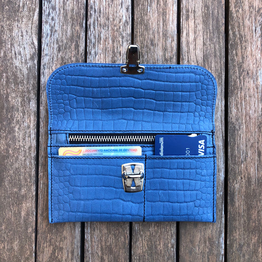 CAOMKA Flat Coin Purse Natural BioCuir® Leather Exclusive Piece No. 7783