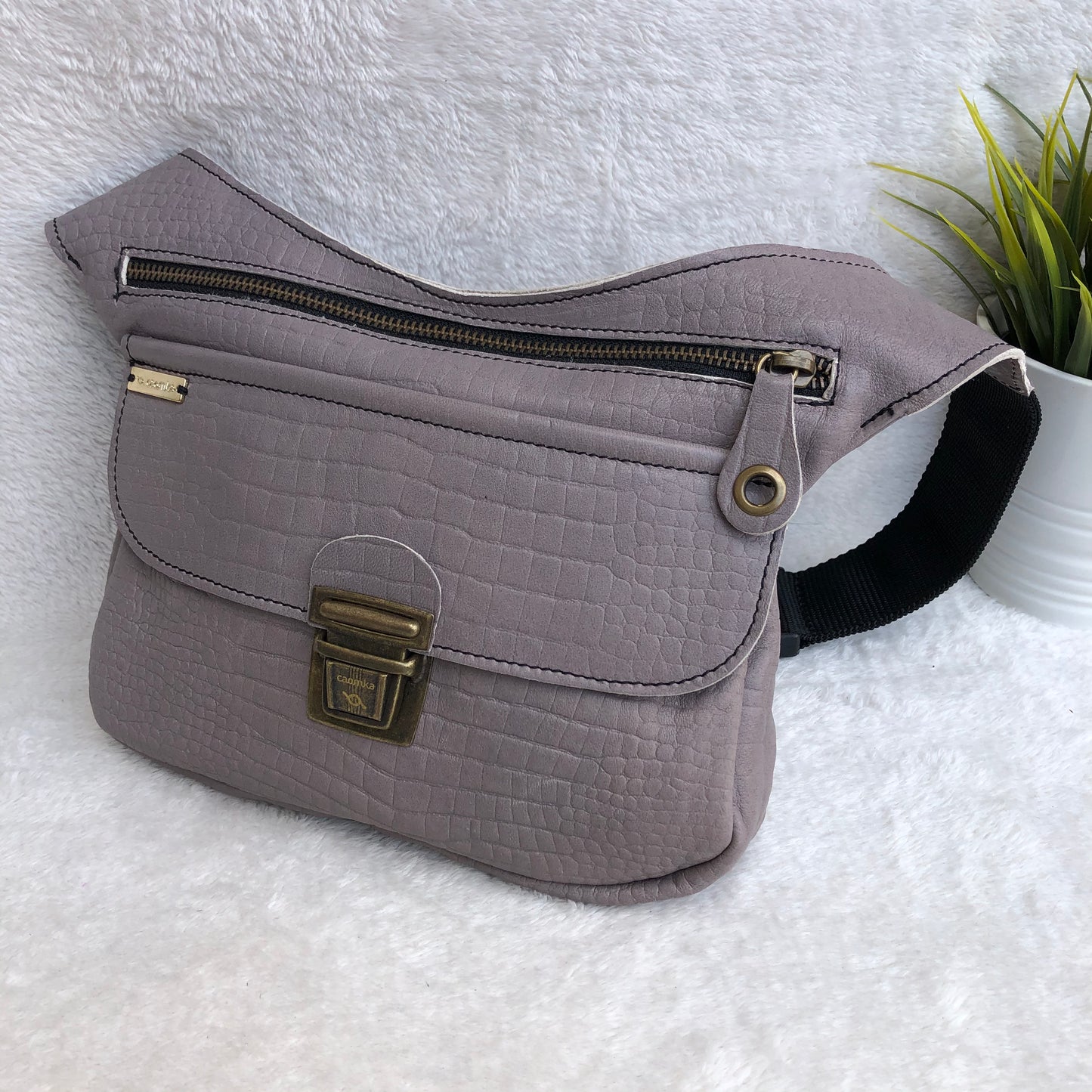 Special Gray & Old Gold · Piel natural BioCuir® · Pieza Única Núm. 7849