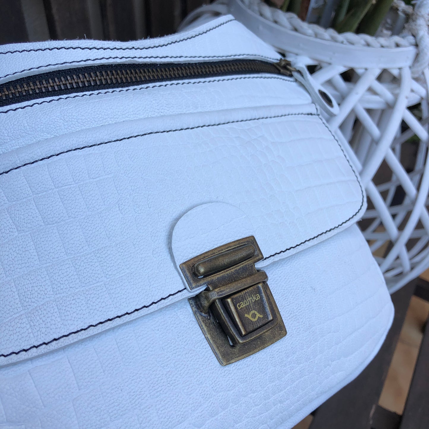 Summer Special White Old Gold · Piel natural BioCuir® · Pieza Exclusiva Núm. 7691