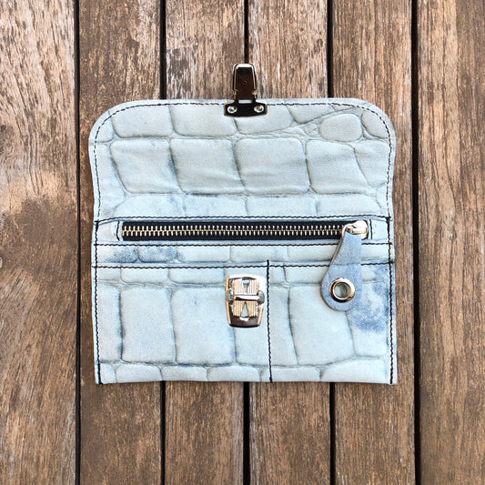 CAOMKA Flat Coin Purse Natural BioCuir® Leather Exclusive Piece No. 7820
