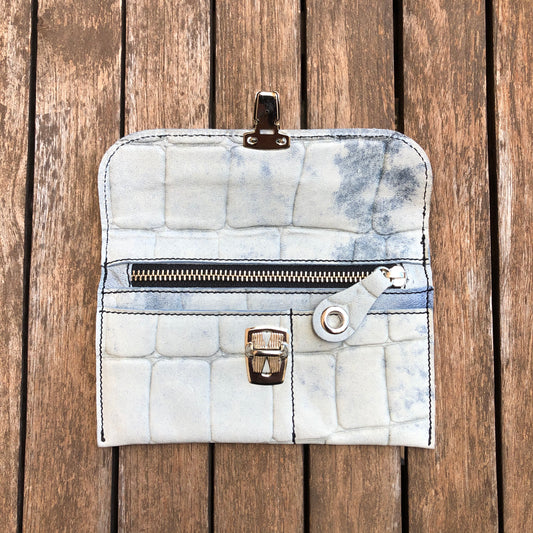 CAOMKA Flat Coin Purse Natural BioCuir® Leather Exclusive Piece No. 7693