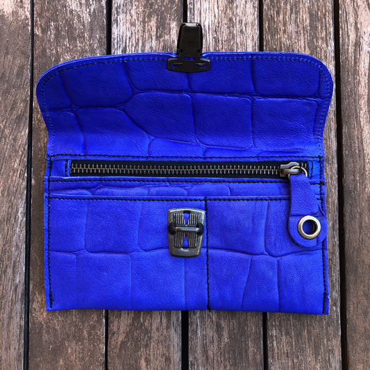 CAOMKA Flat Coin Purse Natural BioCuir® Leather Exclusive Piece No. 7823