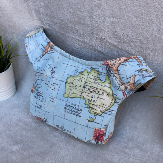 Special World Map Silver. Unique Piece No. 7790