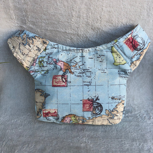 Special World Map Silver. Unique Piece No. 7791