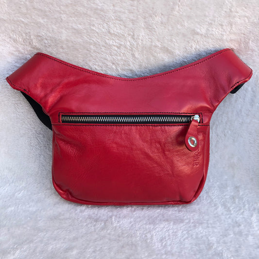 Summer Red-Silver Natural BioCuir® Leather Exclusive Part No. 7890