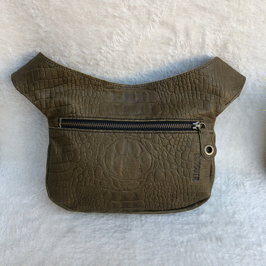 Special Green Olive & Old Gold · Piel natural BioCuir® · Pieza Exclusiva Núm. 8049