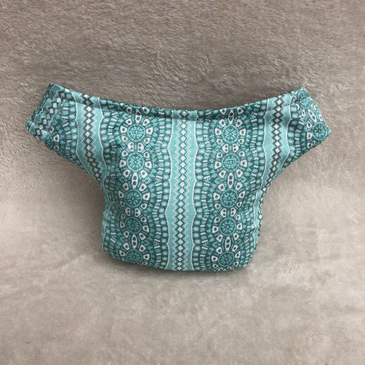 Mini Sky Blue Plus & Old Gold Unique Piece No. 8104
