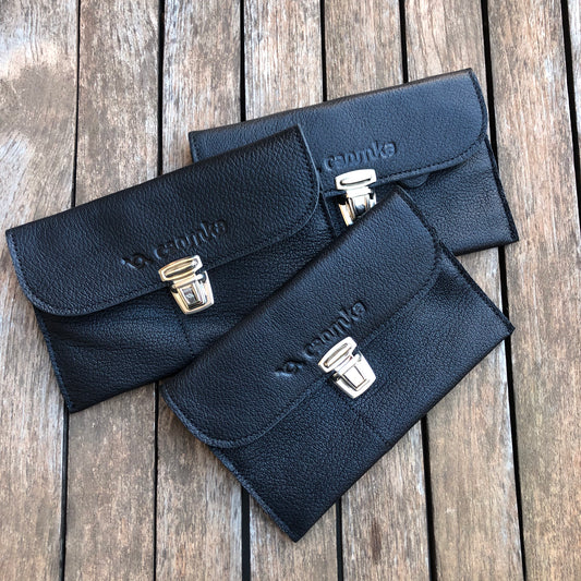 CAOMKA Flat Coin Purse Natural BioCuir® Leather Exclusive Piece No. 8131