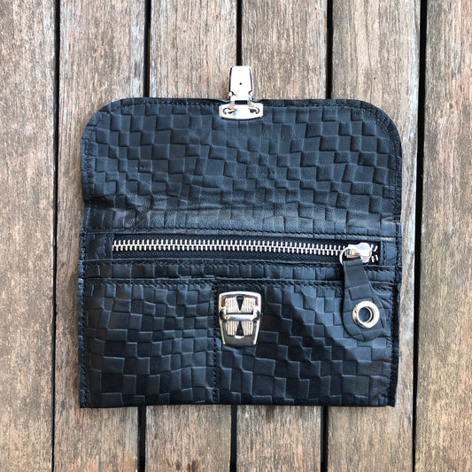 CAOMKA Flat Coin Purse Natural BioCuir® Leather Exclusive Piece No. 8118