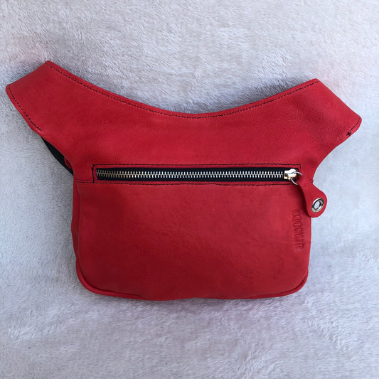 Classic Red & Silver Natural BioCuir® Leather Exclusive Part No. 8185