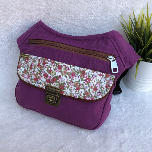 Special Purple & Mini Flowers Unique Piece No. 8254
