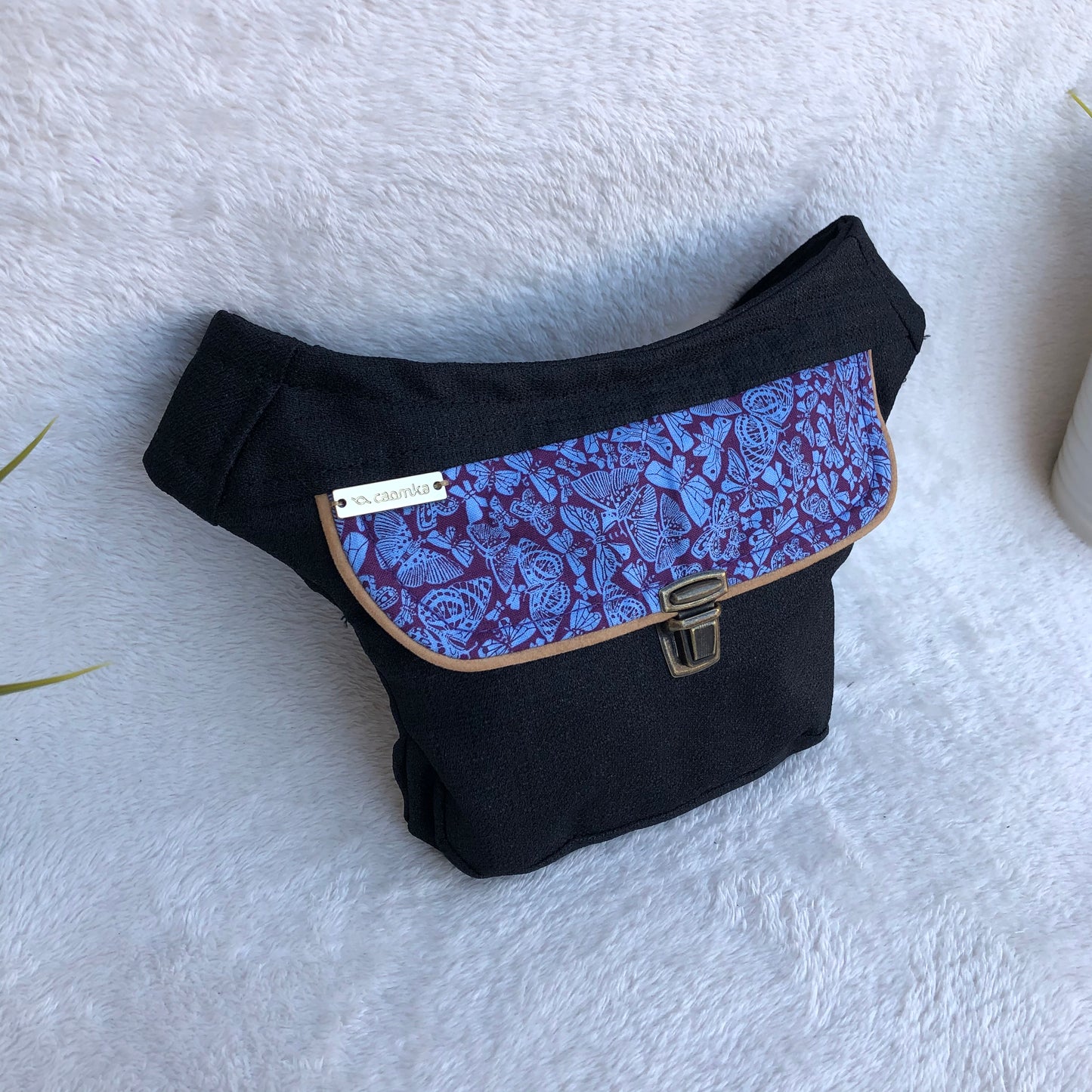 Mini Black Butterflies · Anti-stain resinated fabric · Unique Piece No. 8285