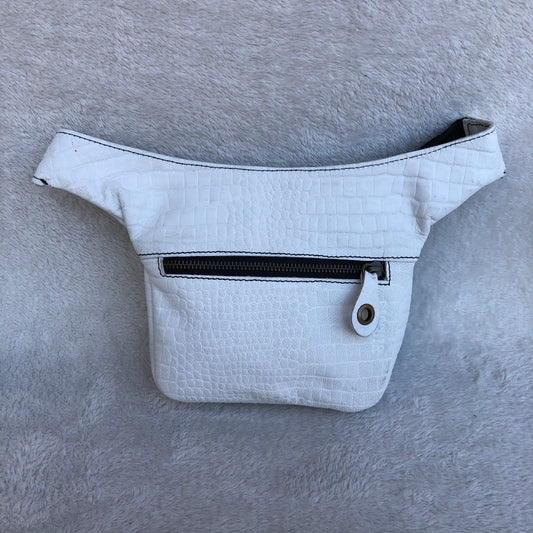 Mini Special White & Old Gold · Piel natural BioCuir® Pieza Únicaa Núm. 8295