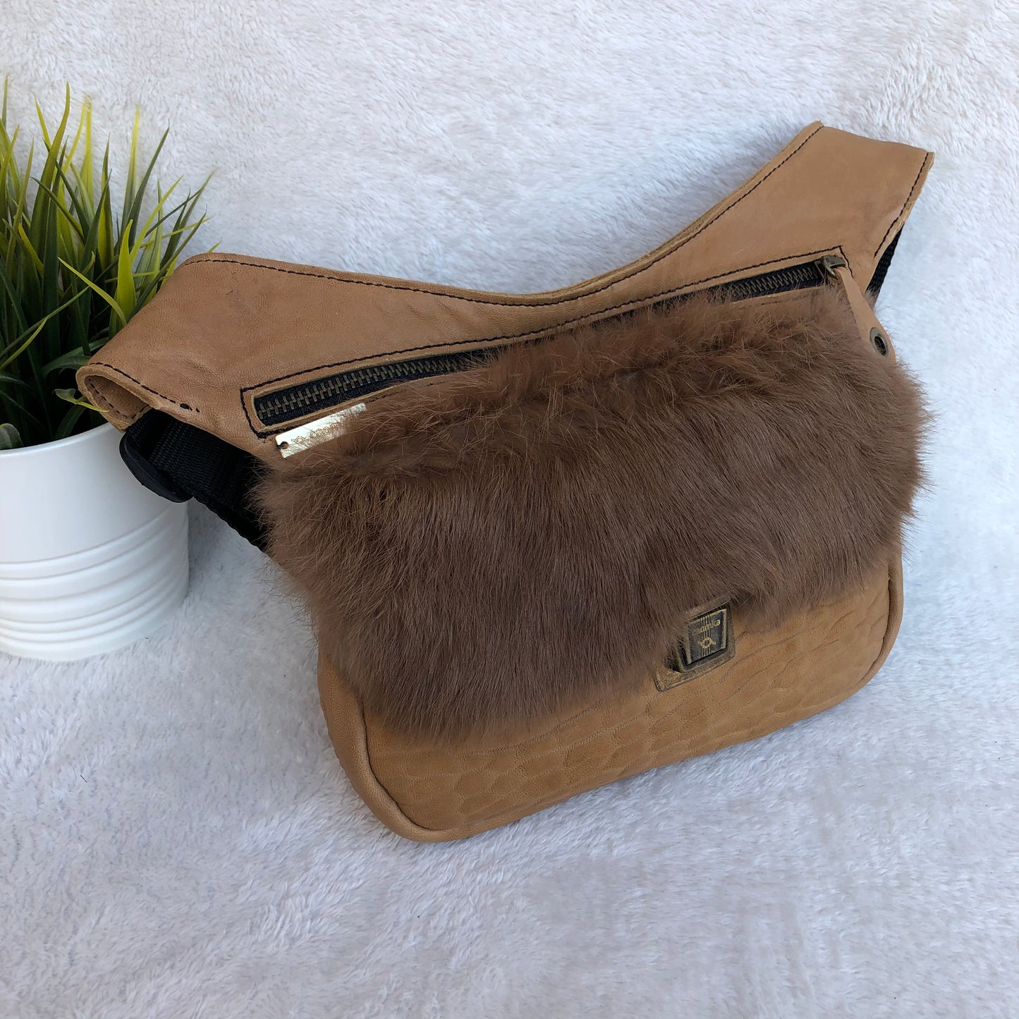 Special Camel Brown Soft & Old Gold · Piel natural BioCuir® · Pieza Única Núm. 8424