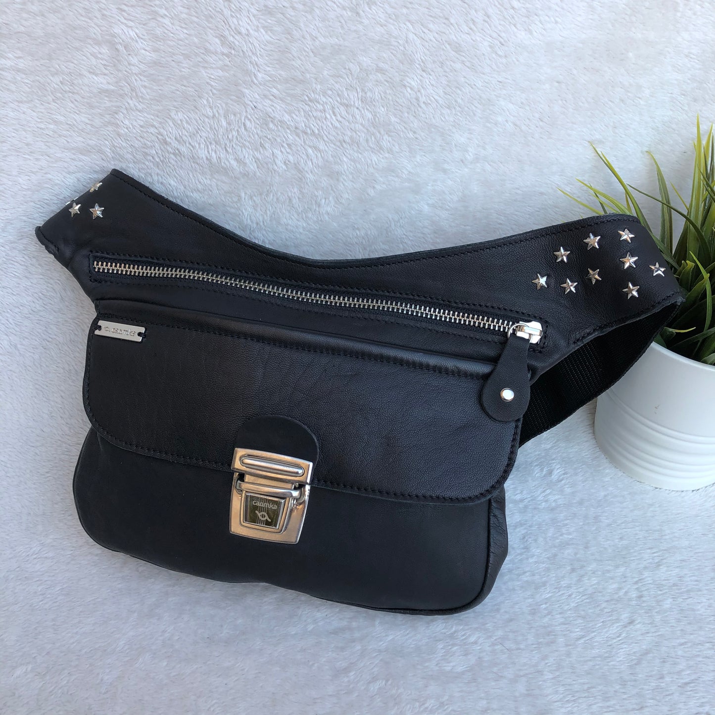 Premium Black Fantasy & Silver · Piel natural BioCuir® · Pieza Única Núm. 8432