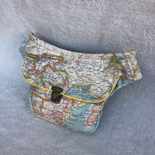 Mini Special Mapa Mundi · Anti-stain resinated fabric · Unique Piece No. 8433