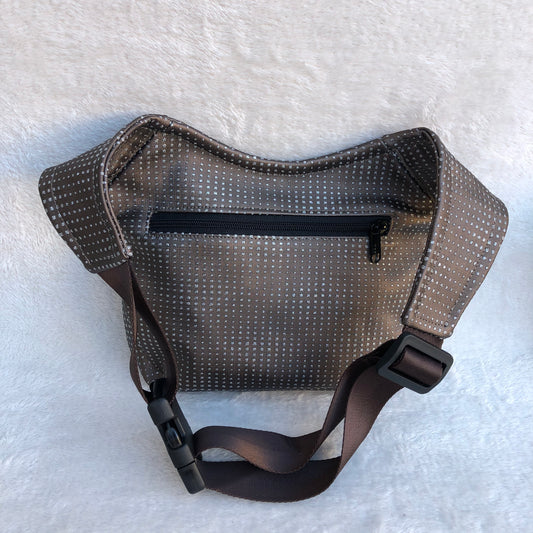 Premium Brown Plus + back pocket Vegan Leather. Unique Piece No. 8632
