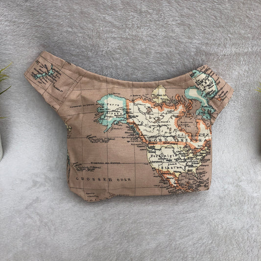 Special World Map · Waterproof resin-coated fabric · Unique Piece No. 8636