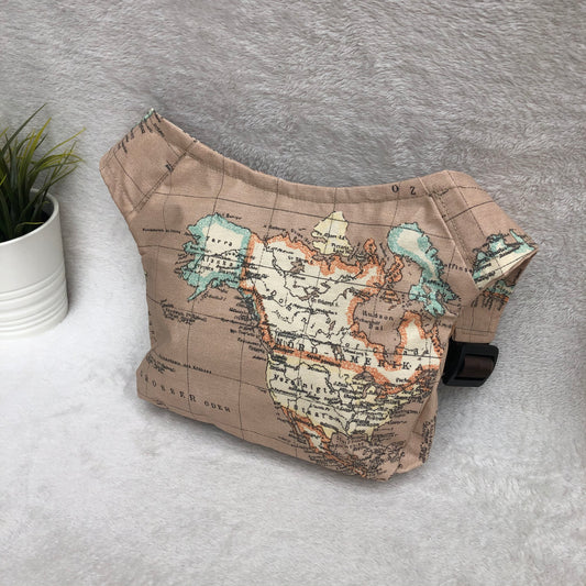 Special World Map · Waterproof resin-coated fabric · Unique Piece No. 8663