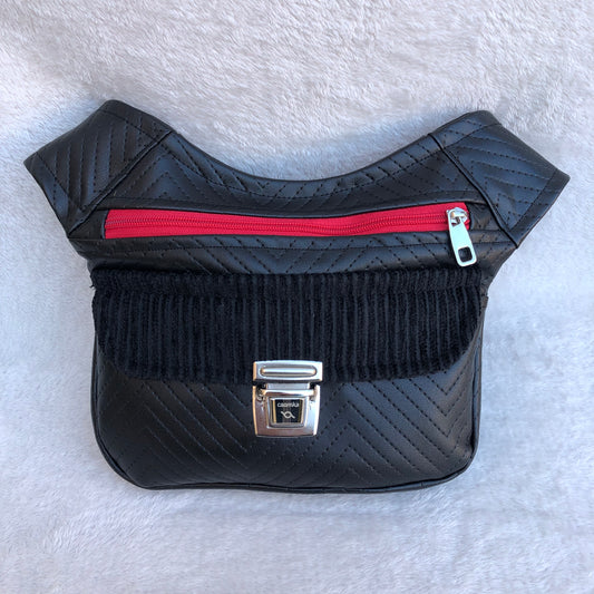 Special Wink Black Vegan Leather. Unique Piece No. 8600