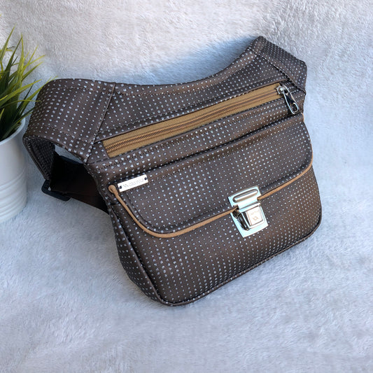 Premium Special Brown Vegan Leather. Unique Piece No. 8681