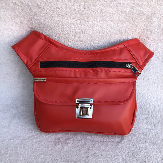 Special Woman in Red Vegan Skin. Signature Piece No. 8738