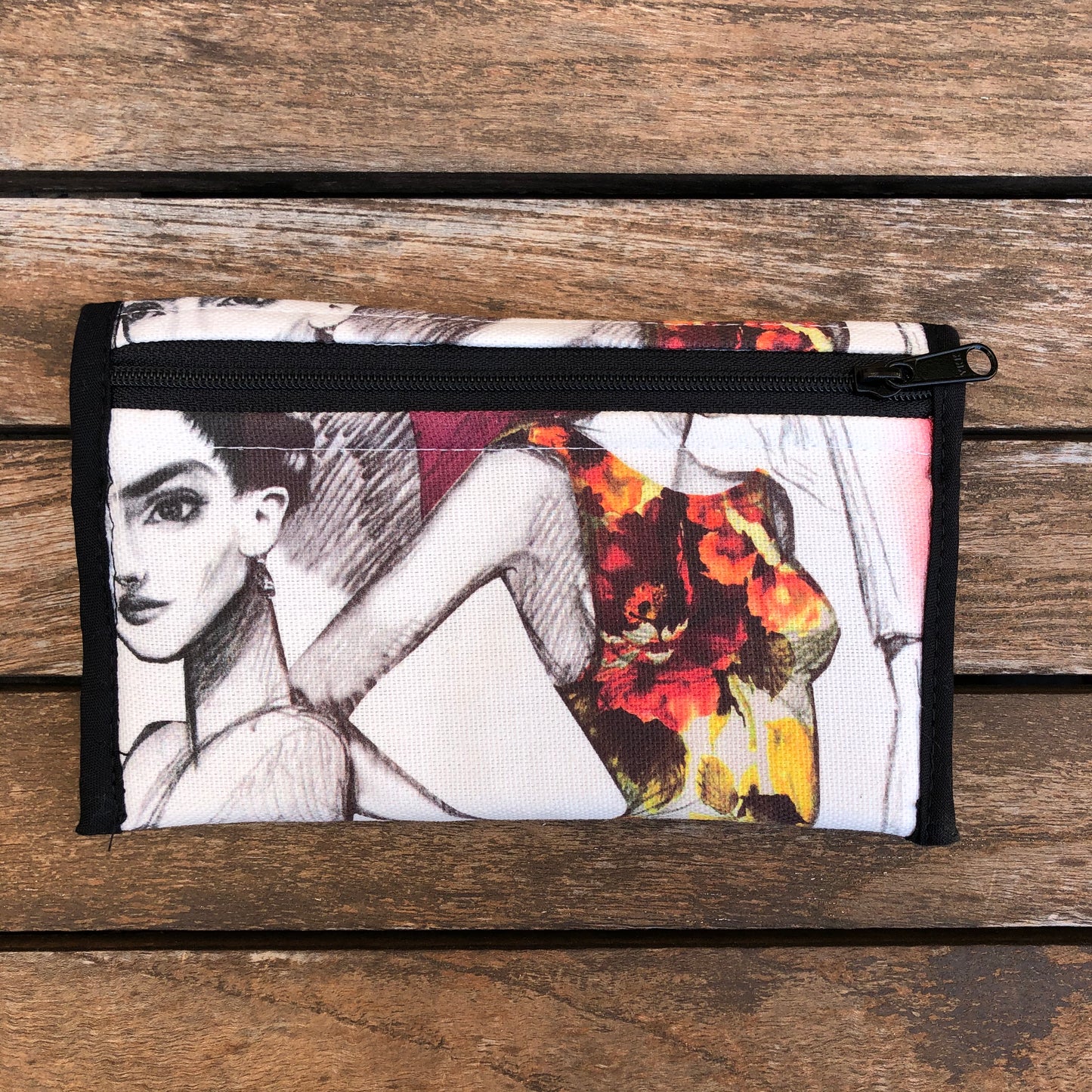 CAOMKA Flat Coin Purse Unique Piece No. 8933