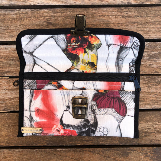 CAOMKA Flat Coin Purse Unique Piece No. 8934