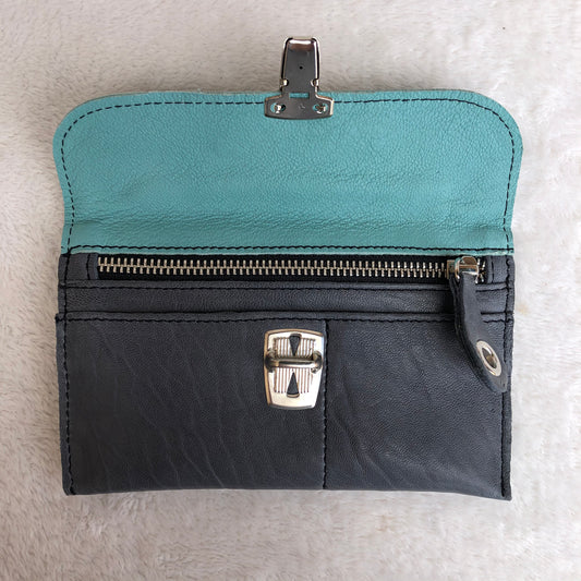 CAOMKA Flat Coin Purse Natural BioCuir® Leather Exclusive Piece No. 8919