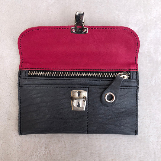 CAOMKA Flat Coin Purse Natural BioCuir® Leather Exclusive Piece No. 8922
