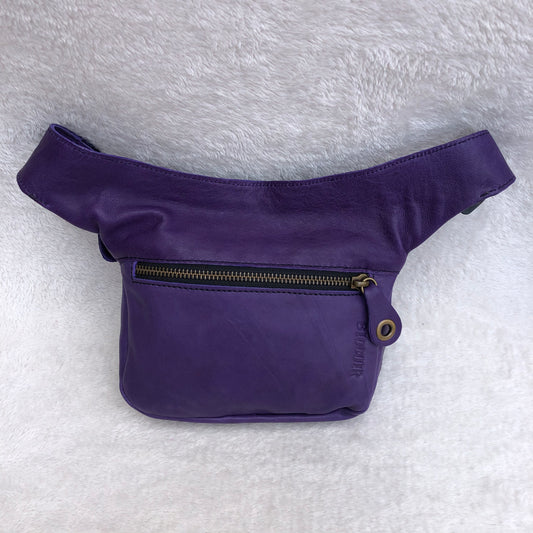 Mini Special Purple & Fuchsia Natural leather BioCuir® Exclusive Piece No. 8920
