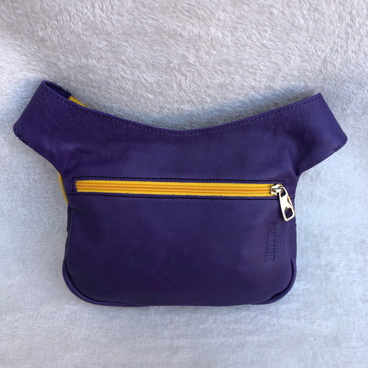 Special Purple & Yellow Natural BioCuir® Leather Exclusive Part No. 8955