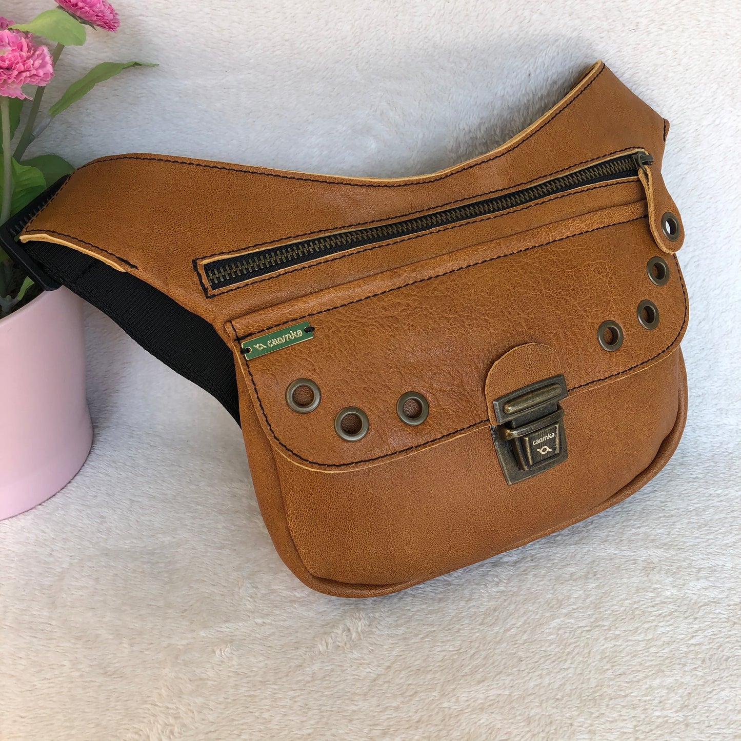 Premium Brown & Old Gold · Piel natural BioCuir® · Pieza Exclusiva Núm. 9112