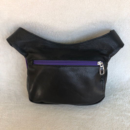 Premium Black Special Natural BioCuir® leather Exclusive Piece No. 9120
