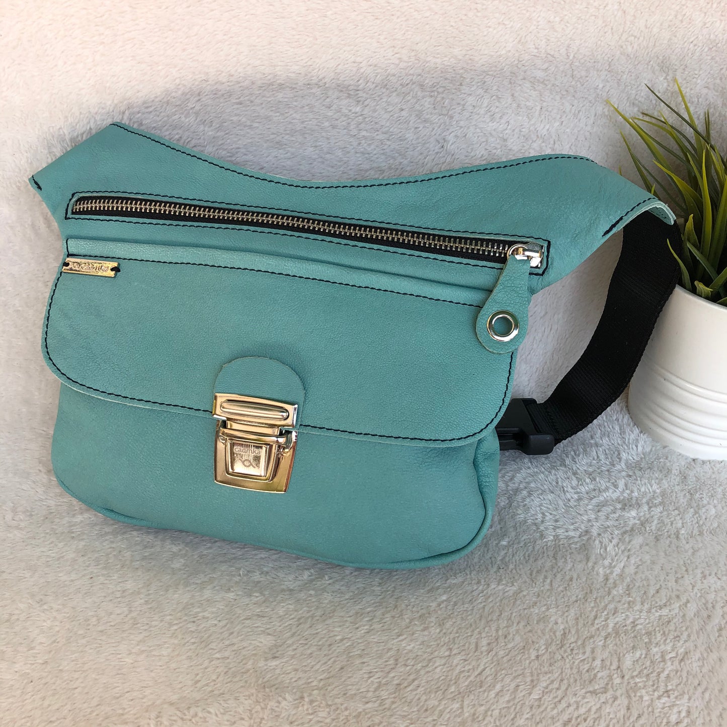 Special Turquesa & Silver · Piel natural BioCuir® · Pieza Exclusiva Núm. 9131