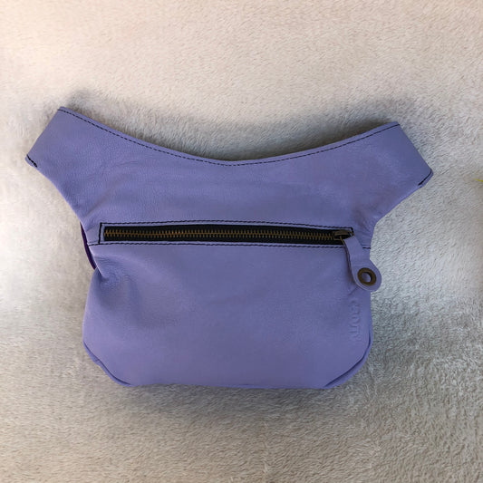 Special Lavender Summer Mandalas Natural leather BioCuir® Unique Piece No. 9129