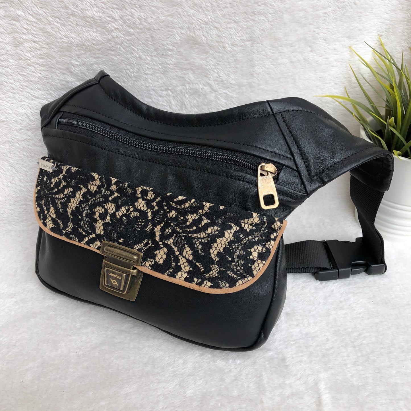 Special Elegant Black Top · Piel Vegana · Pieza Exclusiva Núm. 9183