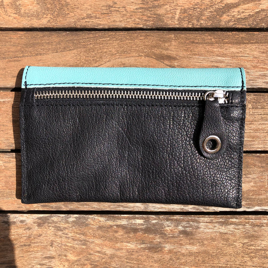CAOMKA Flat Coin Purse Natural BioCuir® Leather Exclusive Piece No. 9231